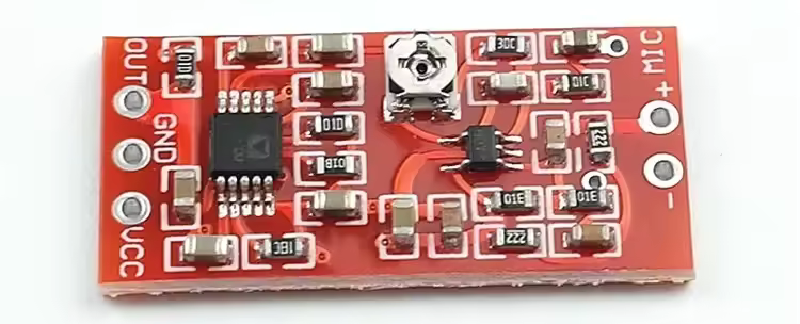 MAX4466 and SM2167 based amplifier/compressor module